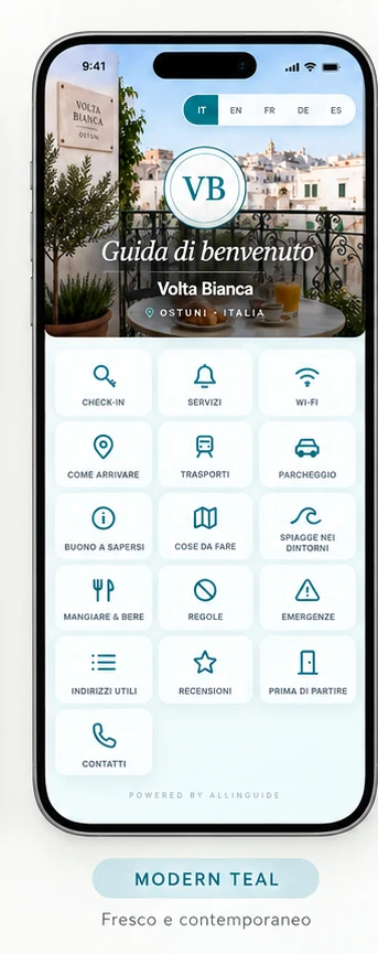 Modern Teal — Fresh and contemporary